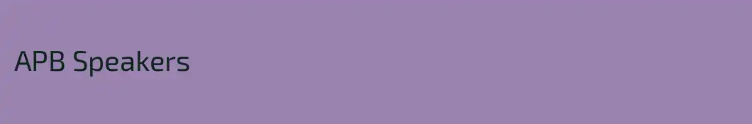 APB Speakers